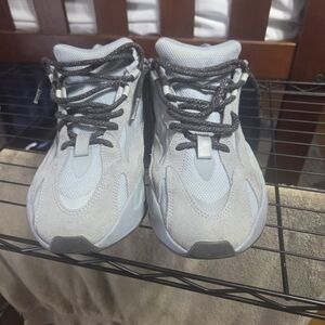Yeezy Light Gray Athletic Shoes